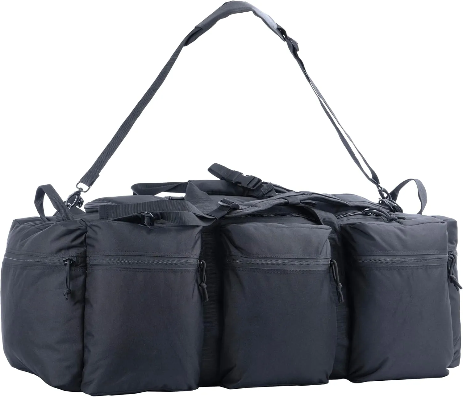 100L Large Military Duffle Bag Deployment Duffel Bag Sports Equipment Travel Luggage Bag with Detachable Backpack Straps