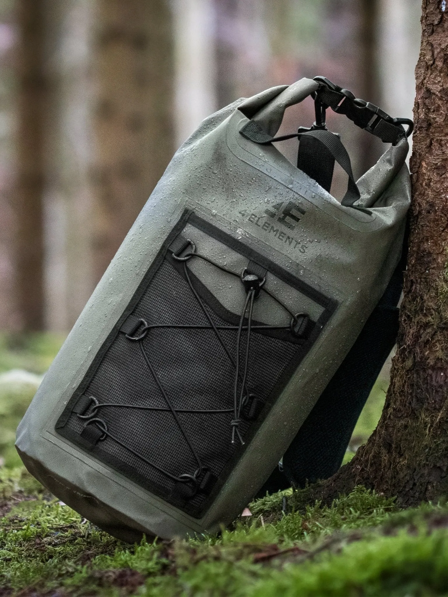 4 Elements - Waterproof bag and Dry Bag Roll Top waterproof Rucksack, Wet bag & Hiking, waters sports or camping bag, 20L drybag