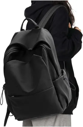 Black School Backpack Large Middle High School Book Bag for Boys Girls Elementary School Bag Back to School Bag for Teens 18" Mochila Escolar para Nios Adolescentes Gifts
