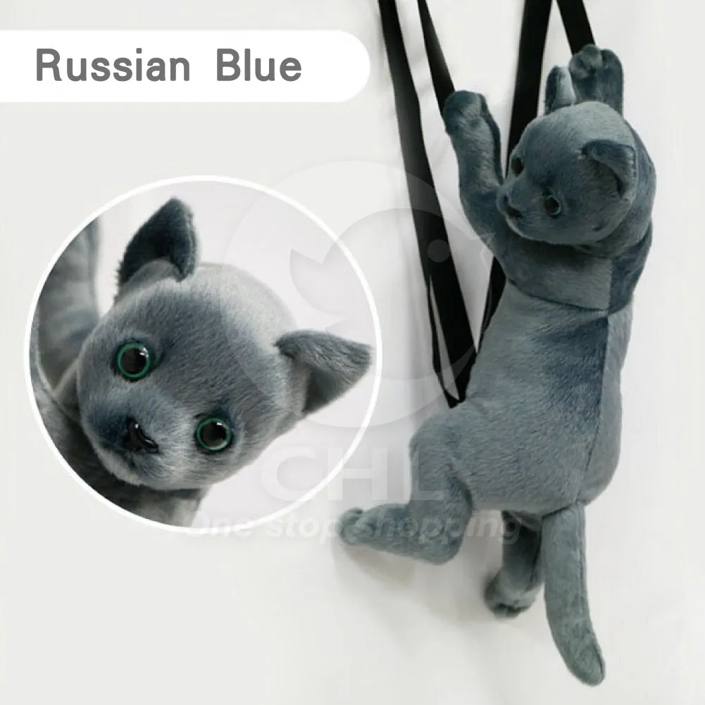 Cat backpack Super cute simulated cat stuffed toy backpack Direct delivery from Japan Soft touch Unique and interesting cute cat backpack for adults and children Fluffy kitten backpack
