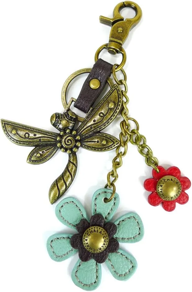 CHALA SWING Pack Small Cross-Body Purse with Metal Mini Keychain