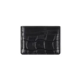 Classic Quilted Cardholder - Black