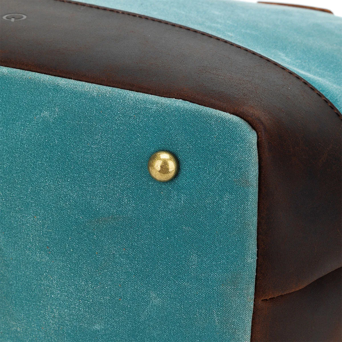 della Q Maker's Canvas Satchel - Teal