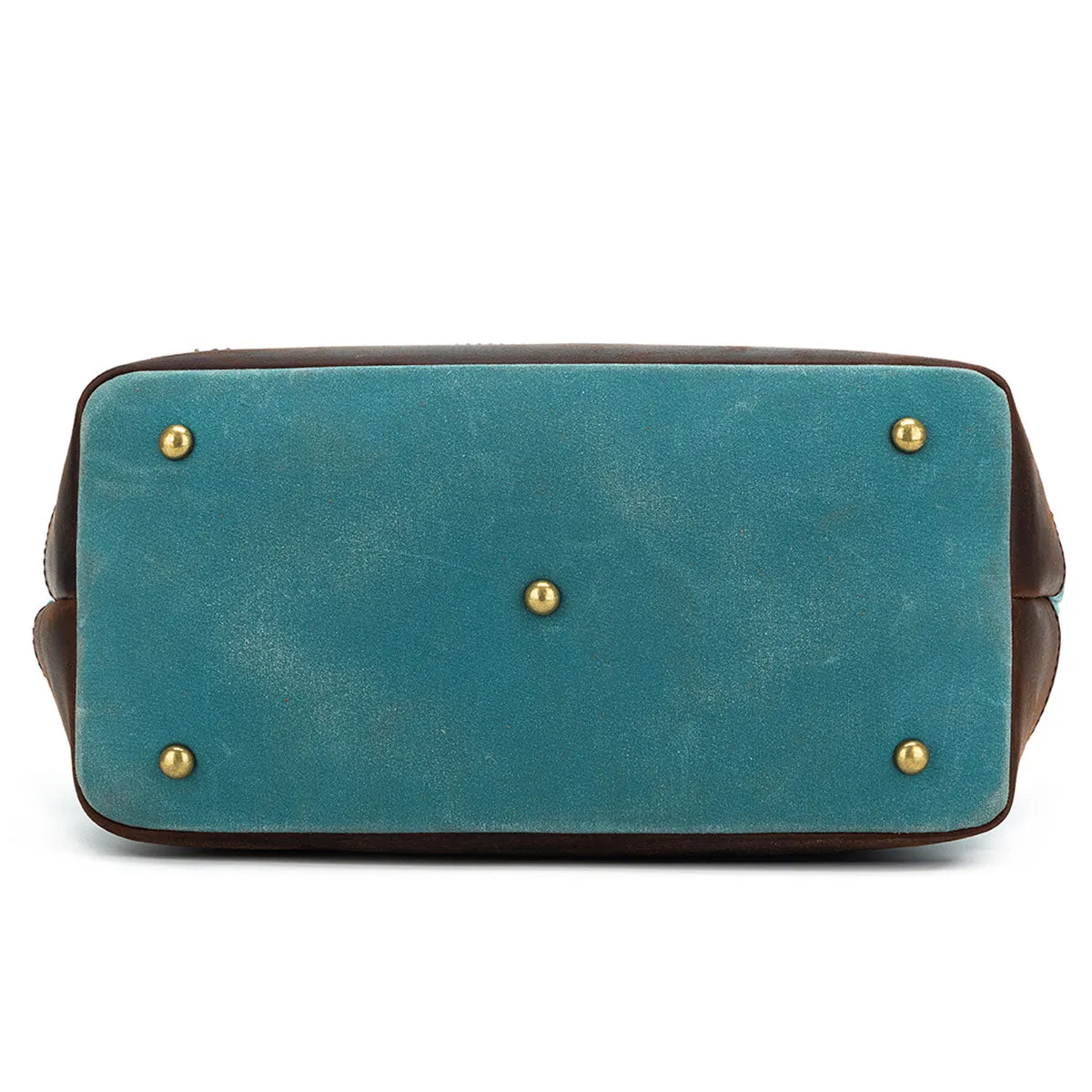 della Q Maker's Canvas Satchel - Teal
