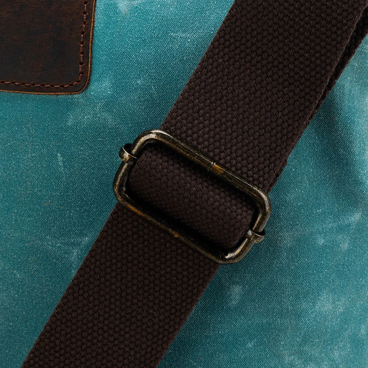 della Q Maker's Canvas Satchel - Teal