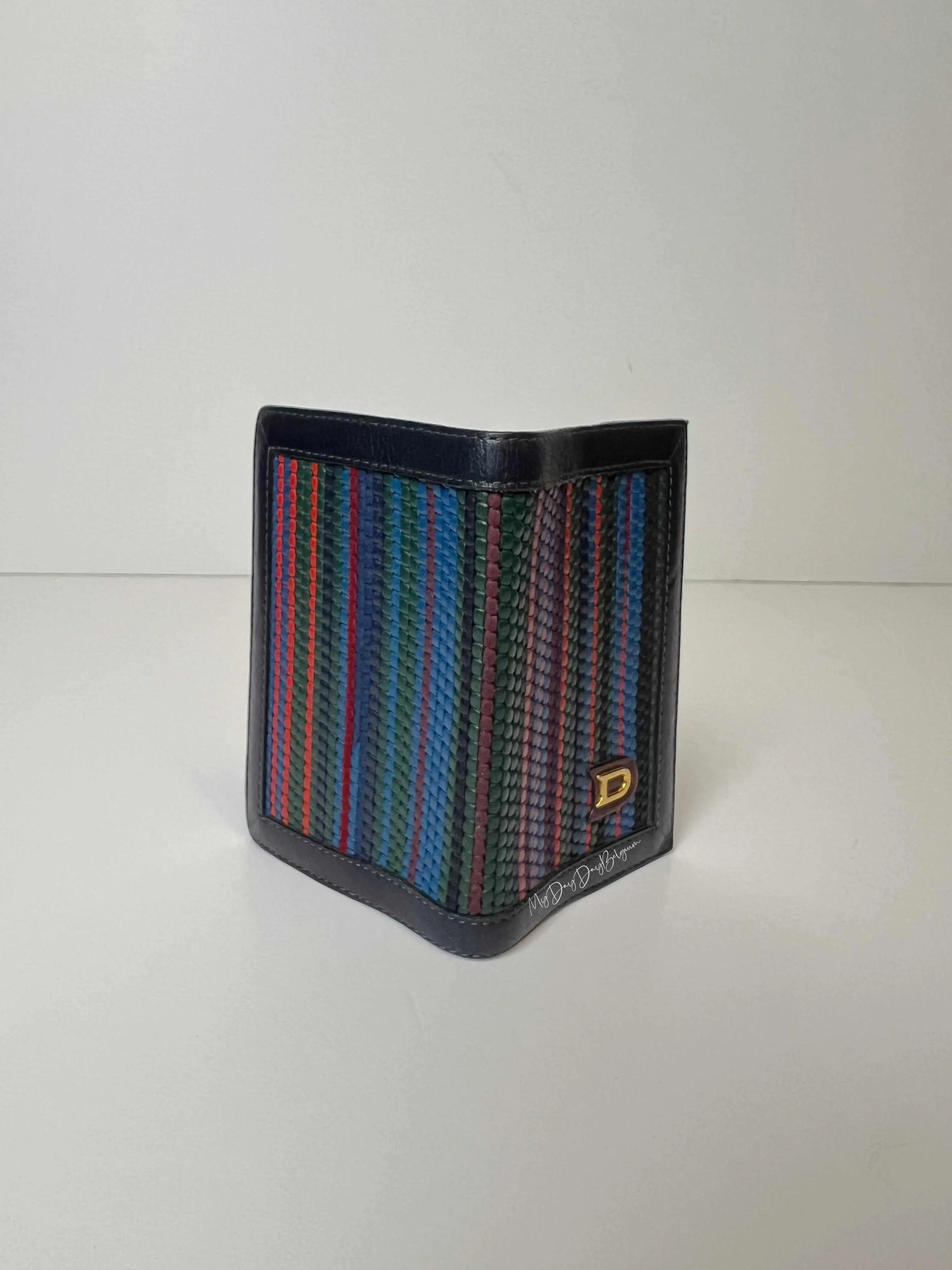 Delvaux cardholder toile de cuir
