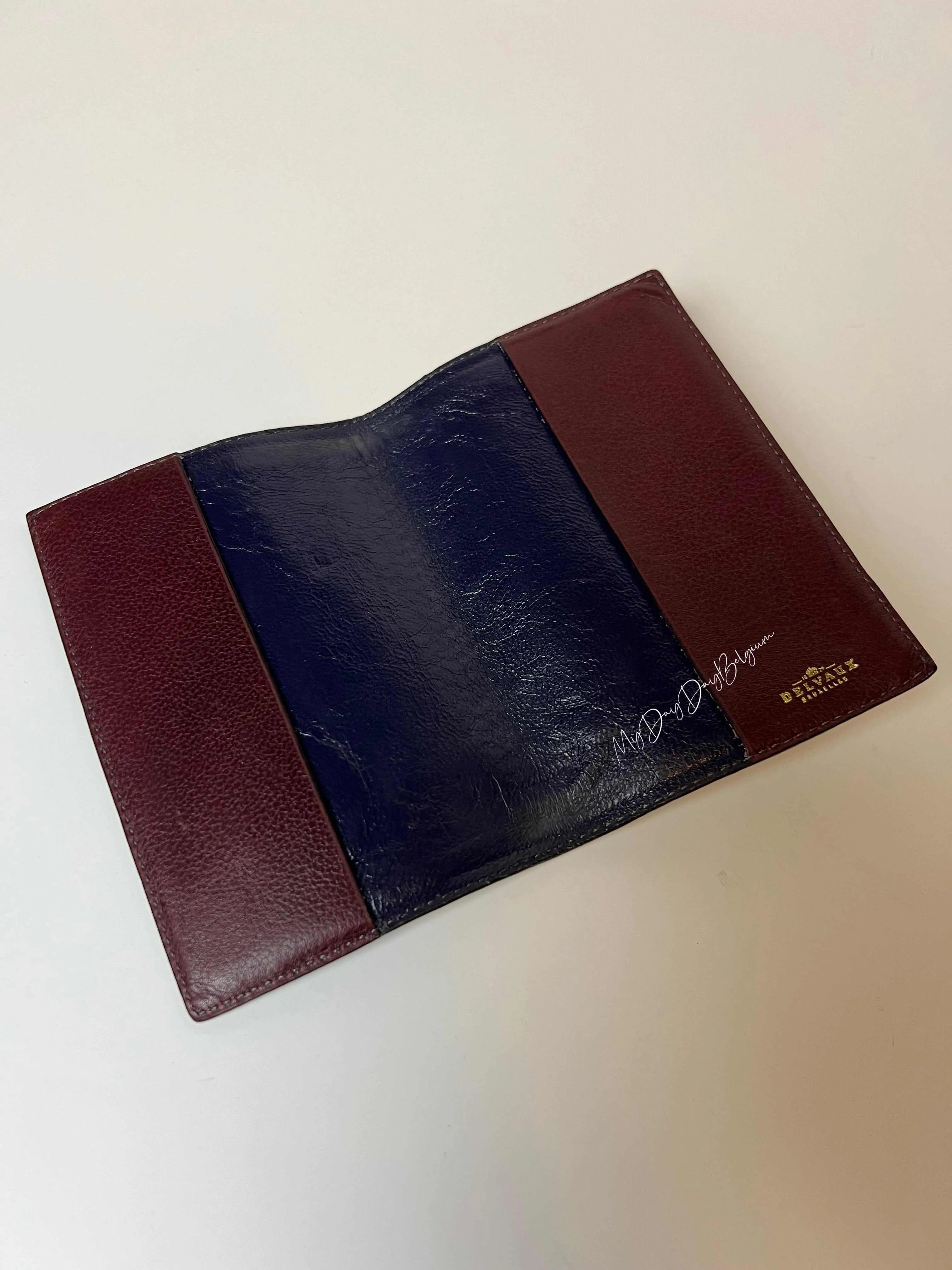 Delvaux cardholder toile de cuir