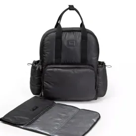 Diaper Bag Backpack with Portable Changing Pad Water Resistant Shell - Black