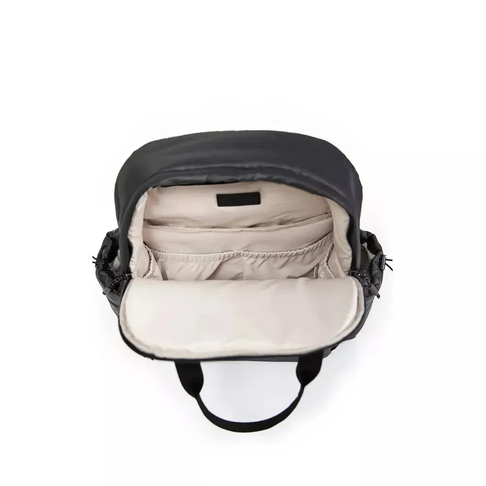 Diaper Bag Backpack with Portable Changing Pad Water Resistant Shell - Black
