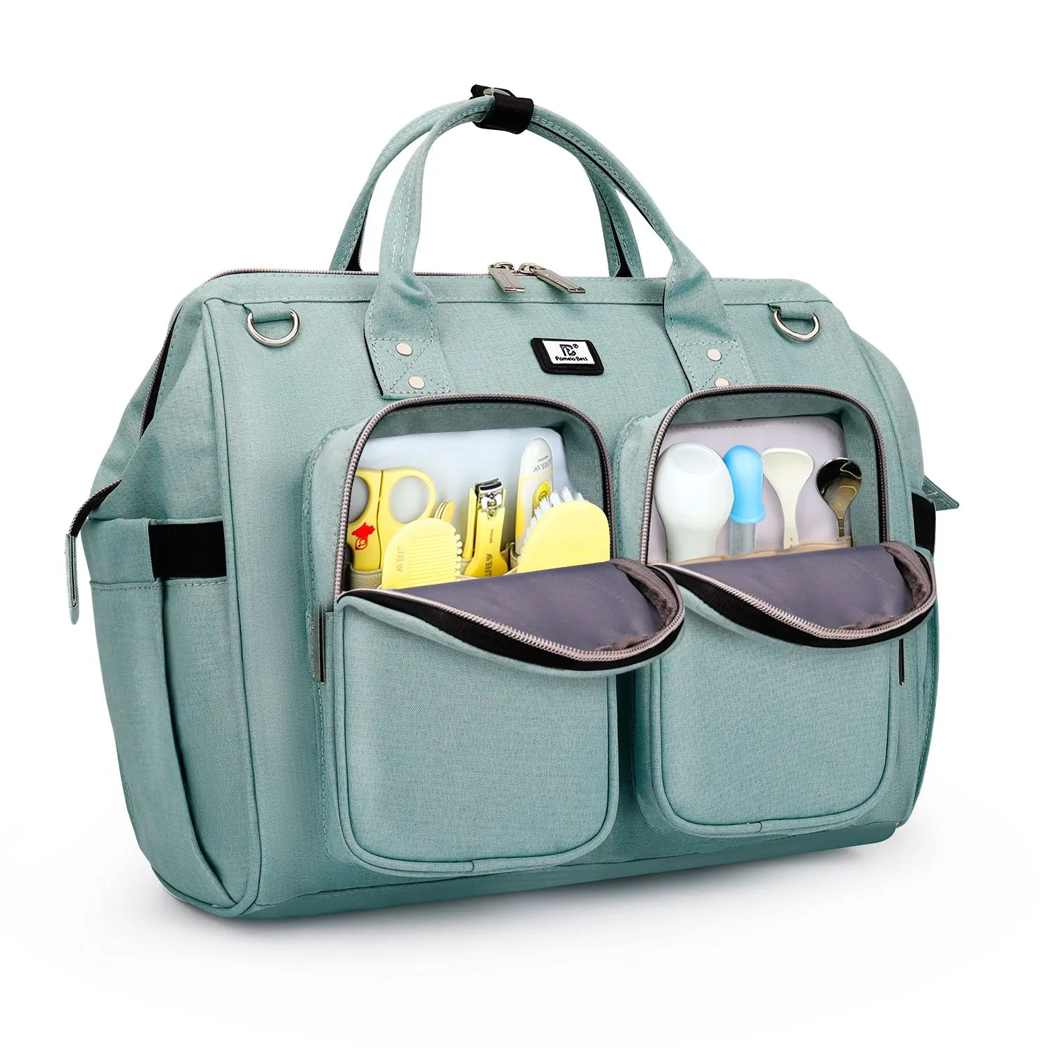 Diaper Tote Bag with Free Stroller Hook and Changing Pad | Pomelo Best
