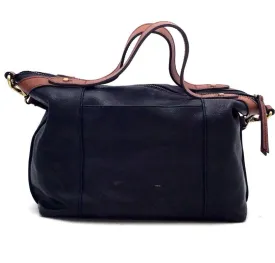 Fossil Women's Brown Leather Satchel Bag