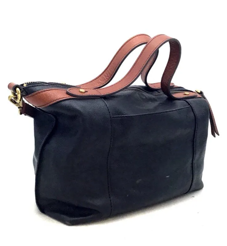 Fossil Women's Brown Leather Satchel Bag