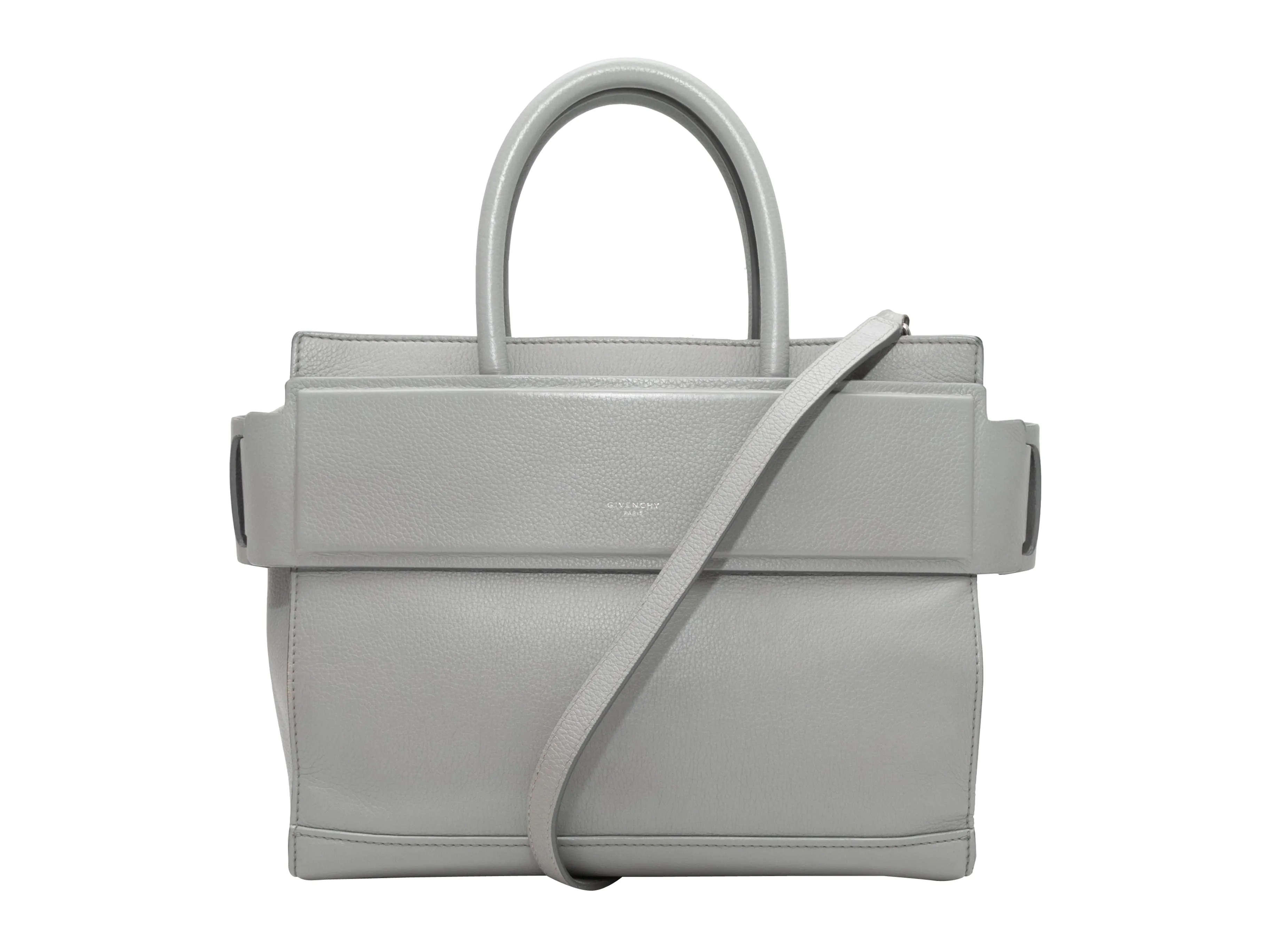 Gray Givenchy Small Horizon Satchel