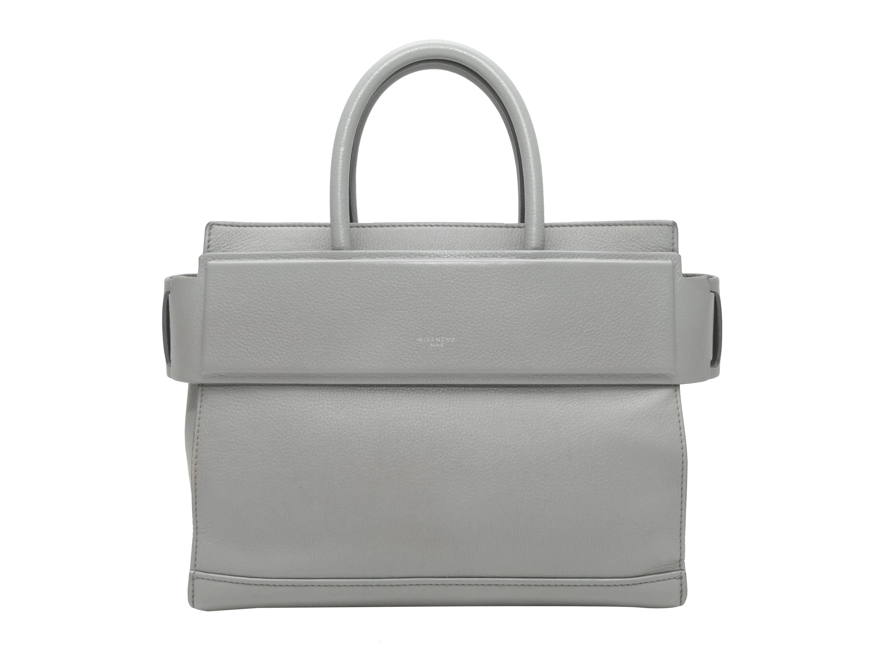 Gray Givenchy Small Horizon Satchel
