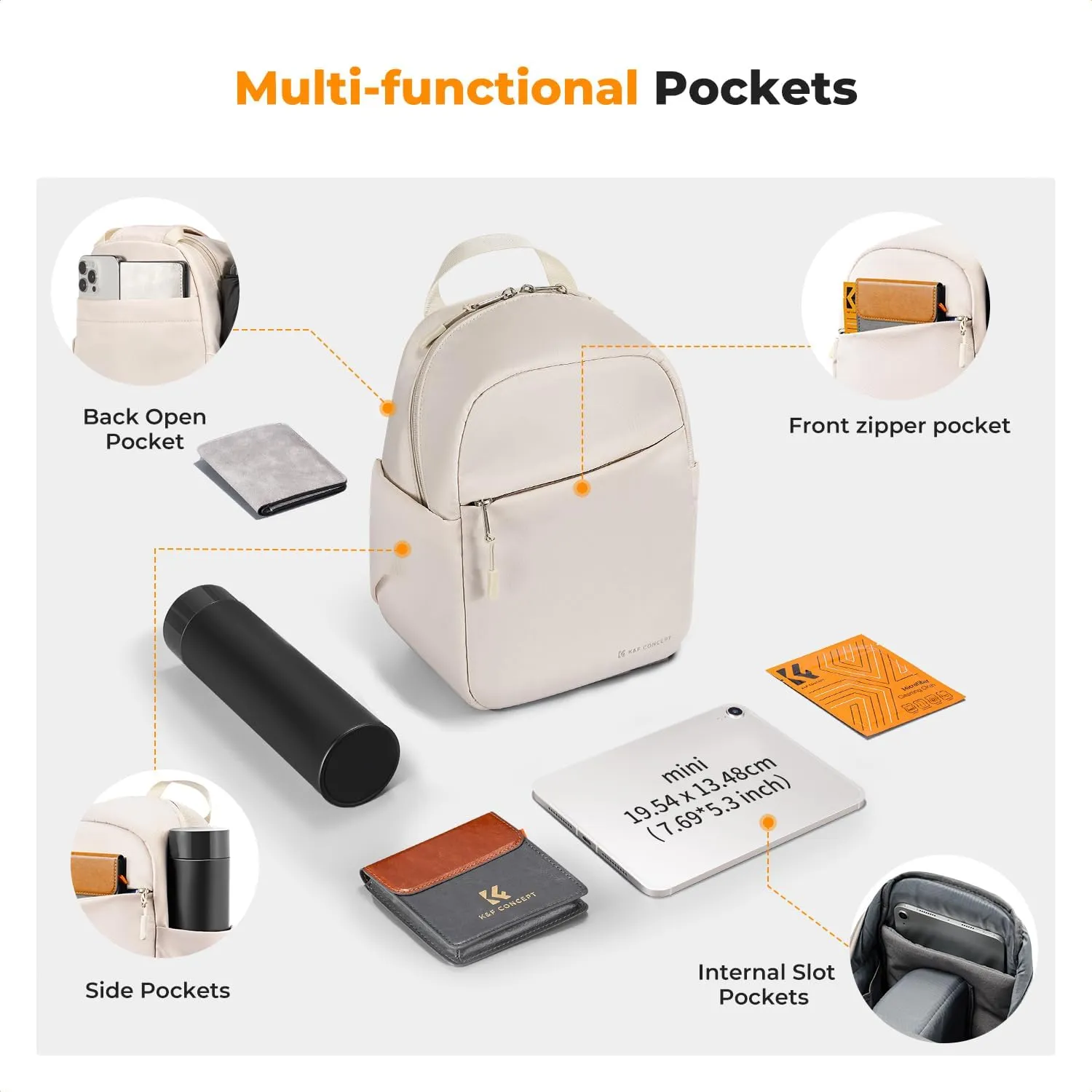 K&F Concept Camera Sling Bag Small Camera Crossbody Shoulder Backpack DSLR/SLR/Mirrorless Camera Compact Case Photography Bags