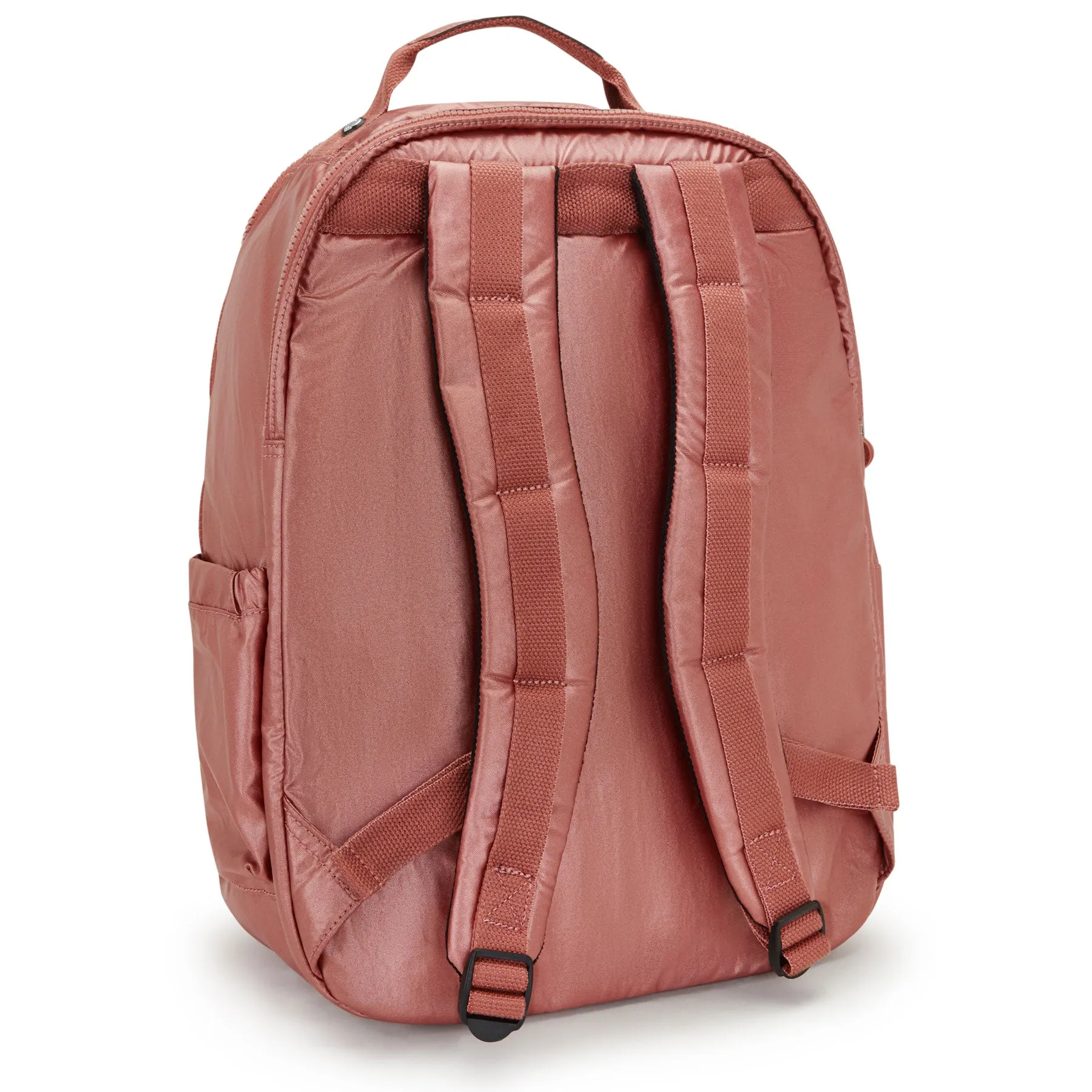 Kipling Seoul Small Copper Metallic Tablet Backpack