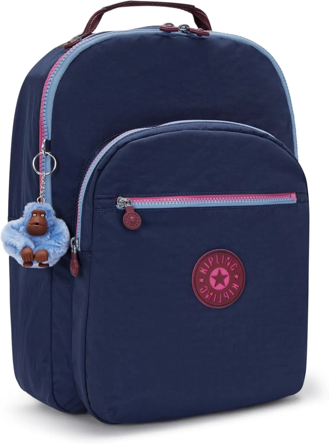 Kipling Women's Seoul 15" Laptop Backpack, Durable, Roomy with Padded Shoulder Straps, Built-In Protective Sleeve