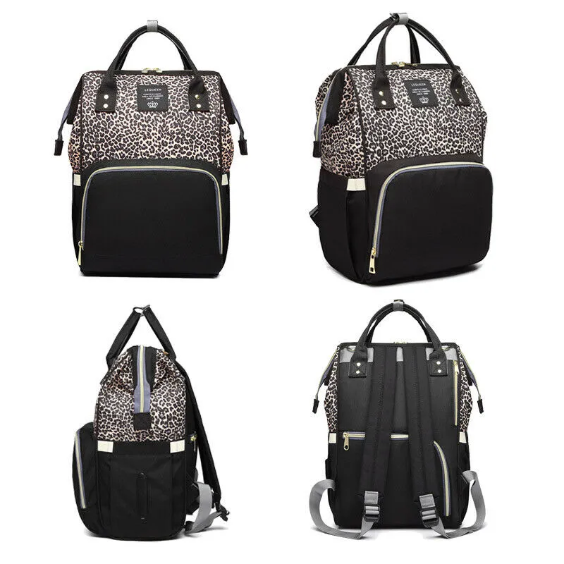 Leopard Design Baby Diaper Bag