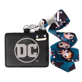 Loungefly Funko DC Comics Superhero Lanyard with Cardholder