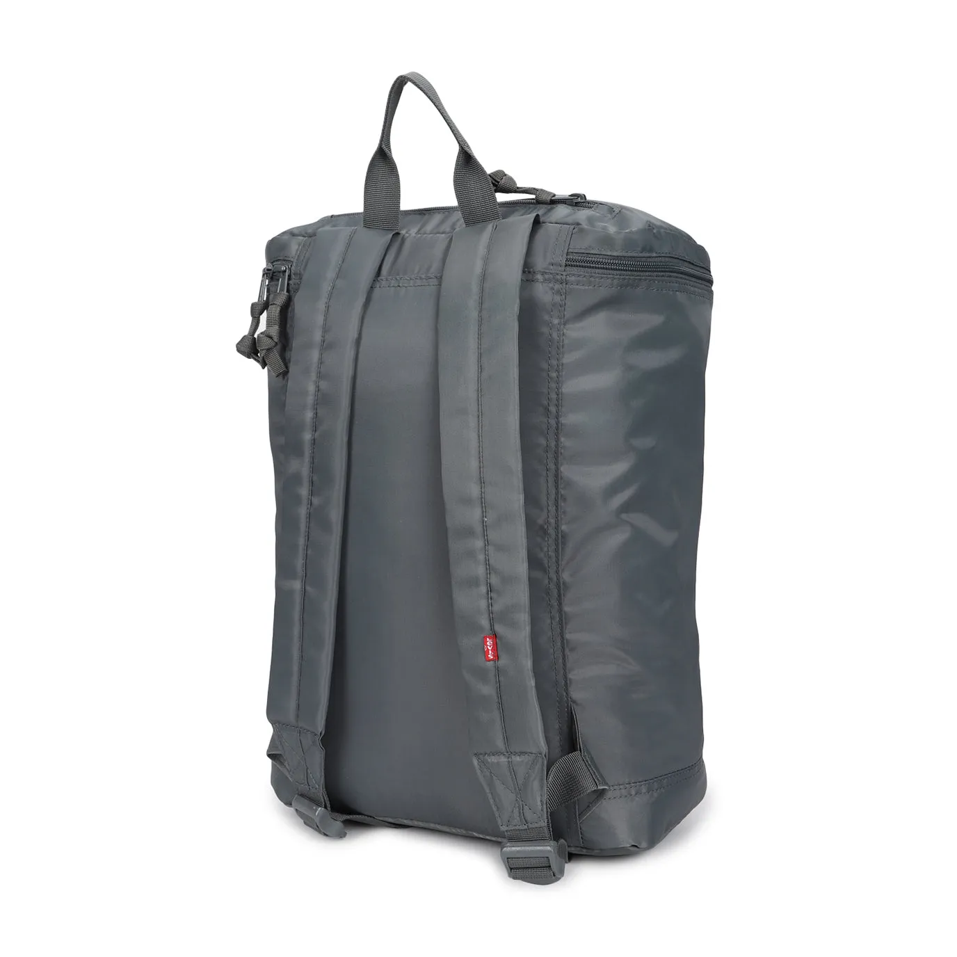 Men's Grey Solid Rucksack