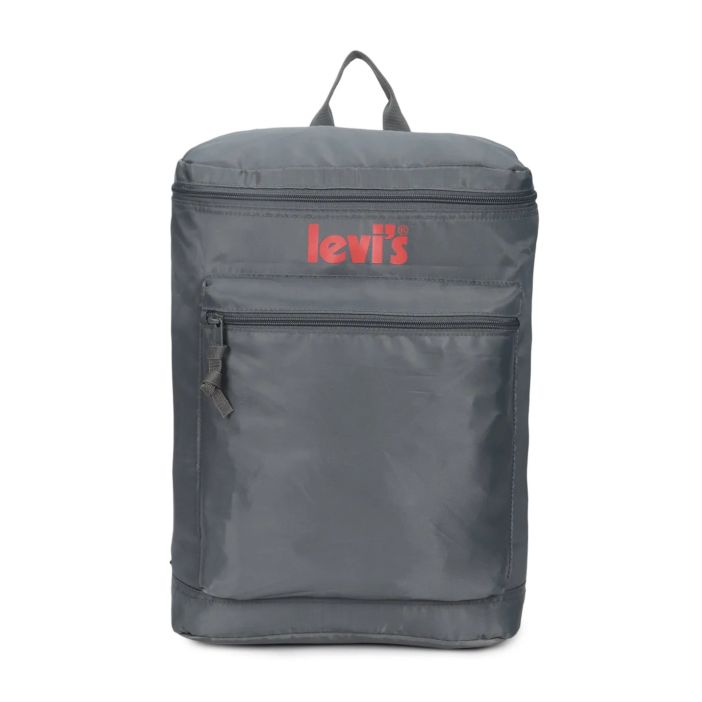 Men's Grey Solid Rucksack