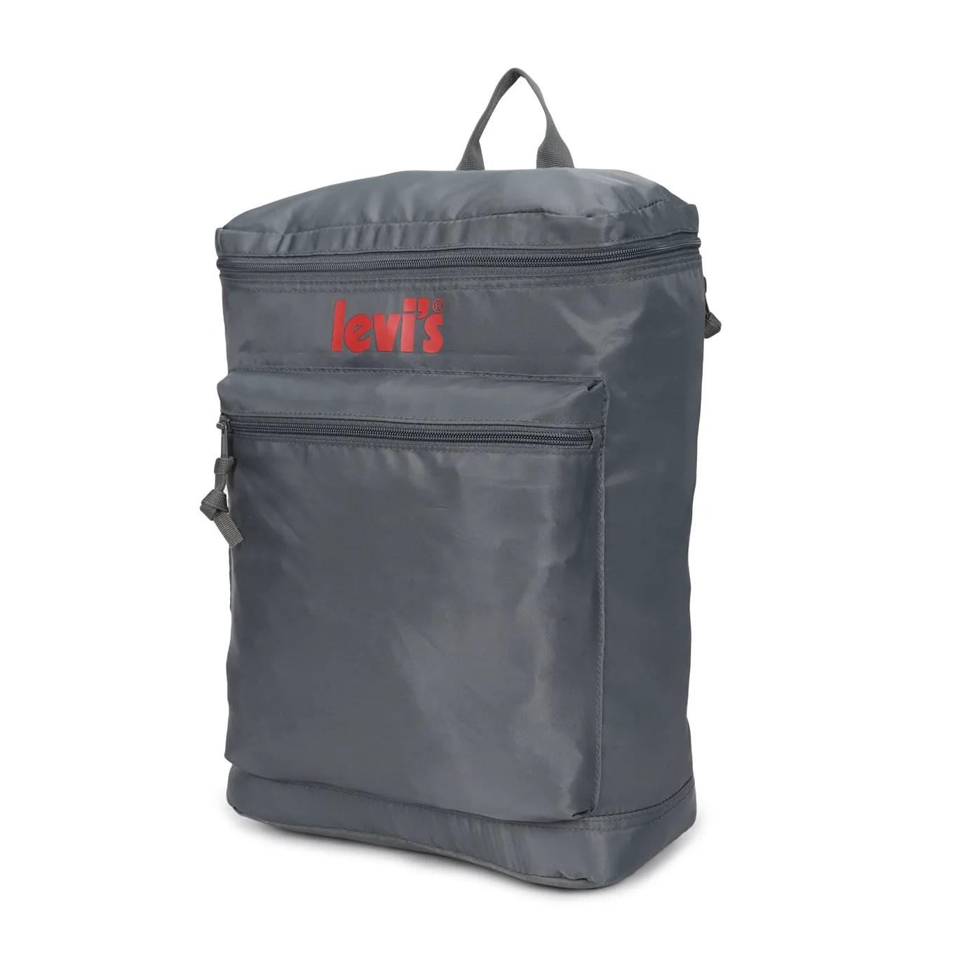 Men's Grey Solid Rucksack