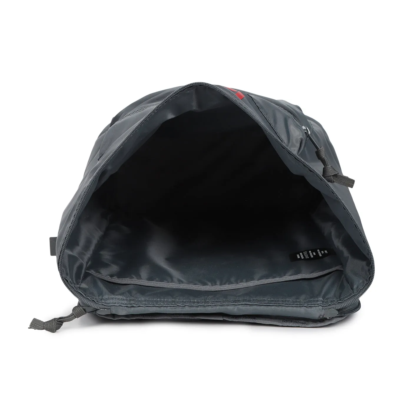 Men's Grey Solid Rucksack