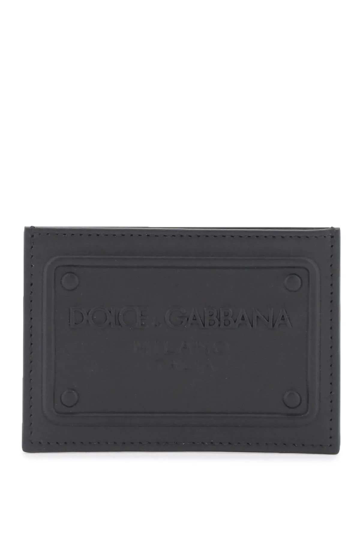 Men's Leather Cardholder in Black | BP3239AG218