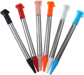 Metal Adjustable Touch Stylus Pen for New 2DS XL LL Video Stylus Pen Game Accessories (Metal Black)