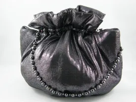 Metallic Silver Evening Bag