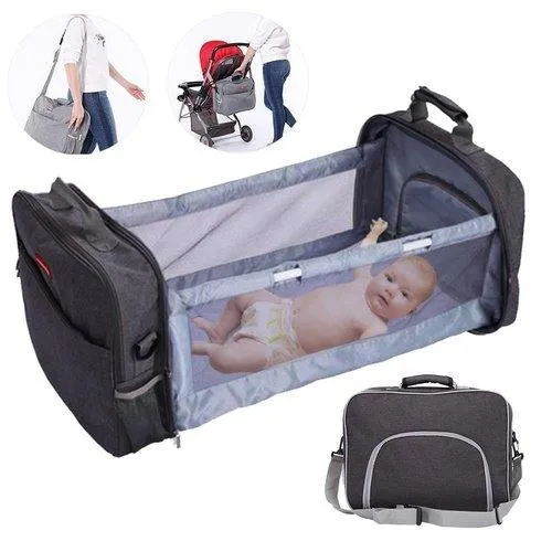 Portable Crib Nappy Baby Diaper Bag