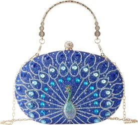 Rhinestone Evening Clutch Purses for Women Evening Weddings,Party Purses Crystal Diamond Glitter Sparkly Handbag