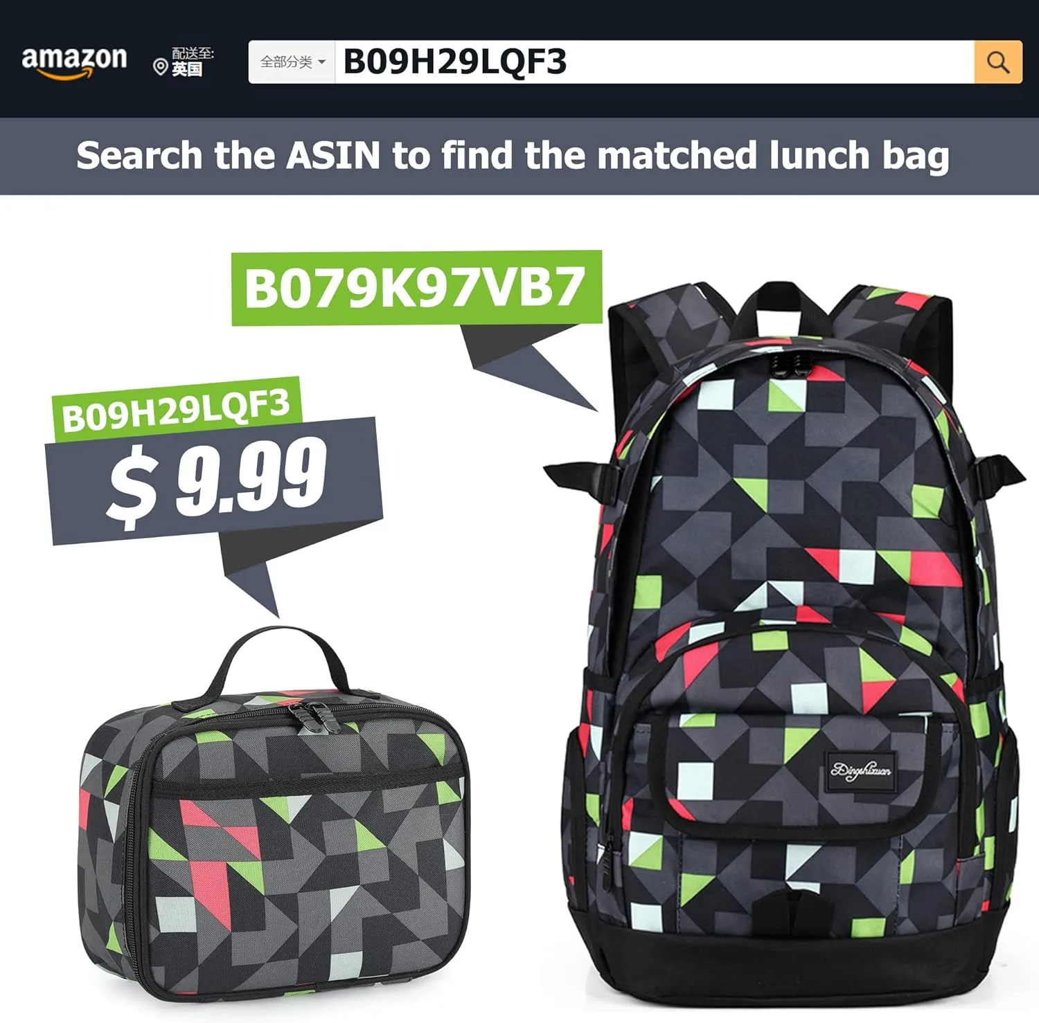 rickyh style School Backpack Travel Bag for Men & Women Lightweight College Back Pack with Laptop Compartmen