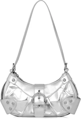 Shoulder Bag for Women - PU Leather Purse Adjustable Strap Hobo Crossbody Handbag with Zipper Closure