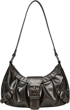 Shoulder Bag for Women Trendy Y2K Purse Handbag Top Handle Small Punk Purse Hobo Underarm Clutch Bag 2025