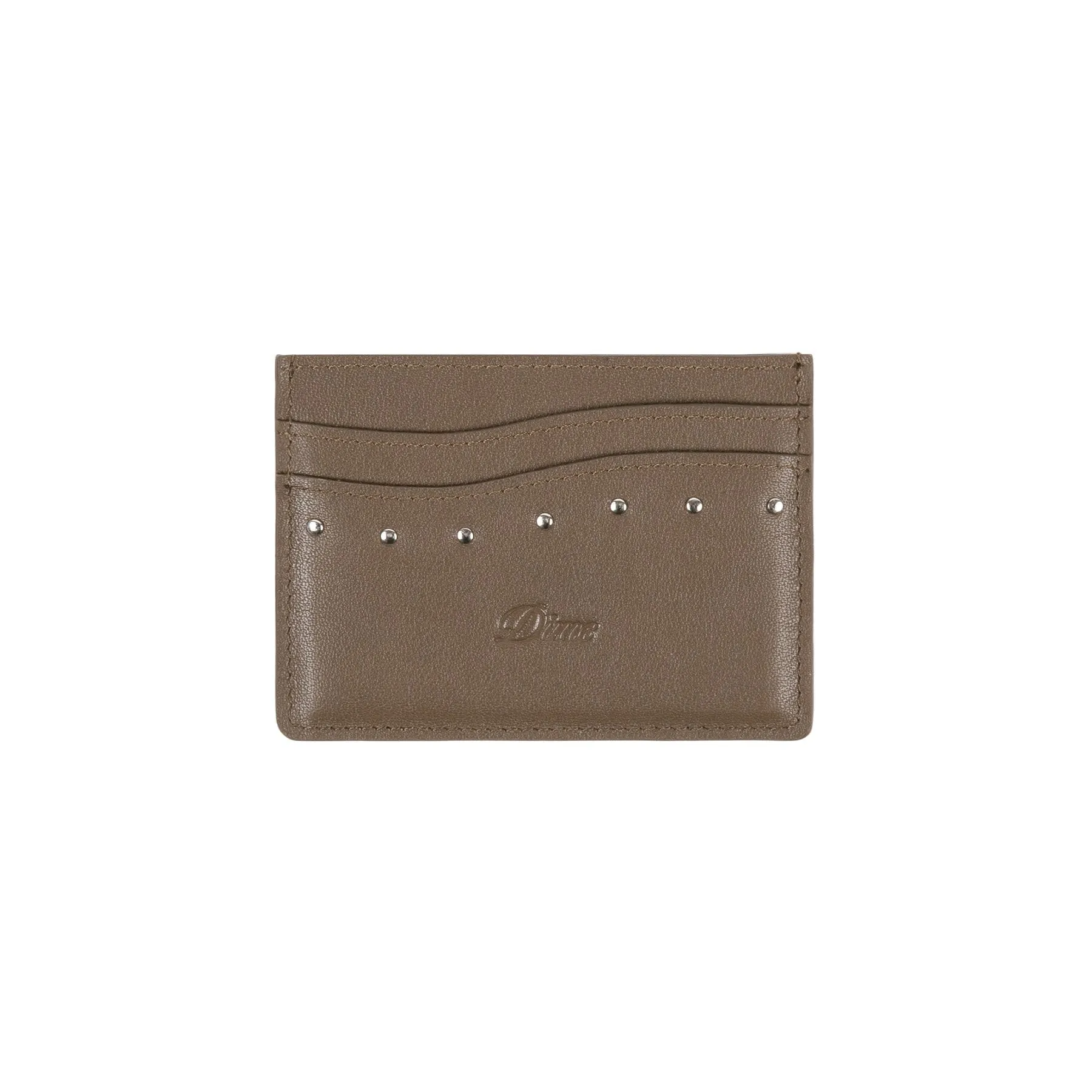 Studded Cardholder - Brown