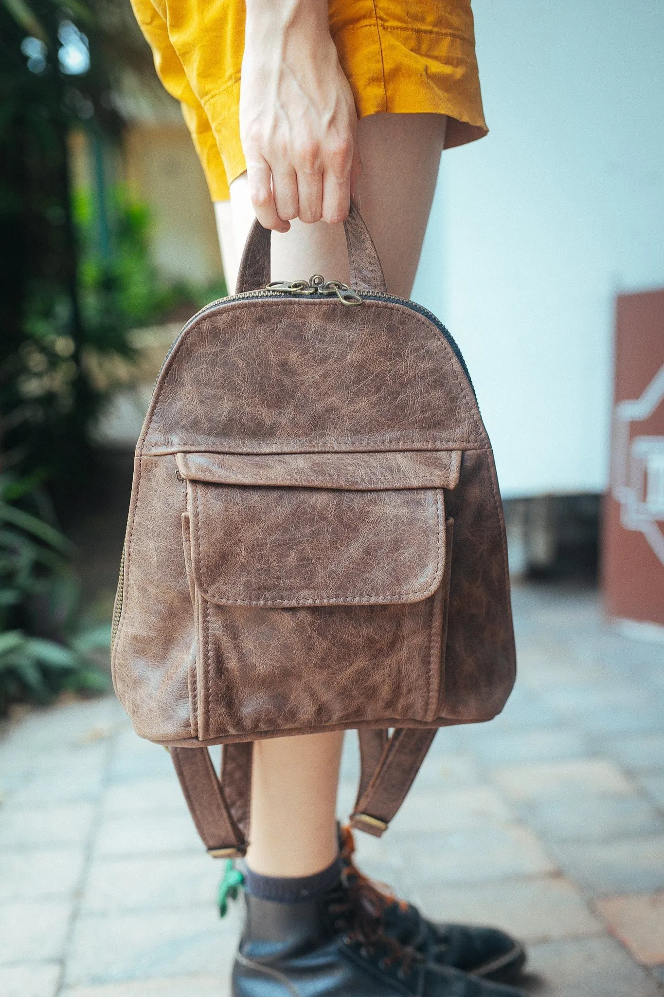 The Joan Backpack - Cowhide