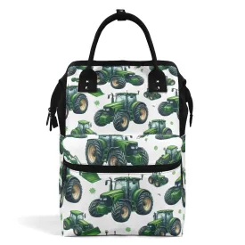 Tracor Pattern Diaper Bag Tractor Large Capacity Diaper Bag Mummy Backpack Nursing Bag
