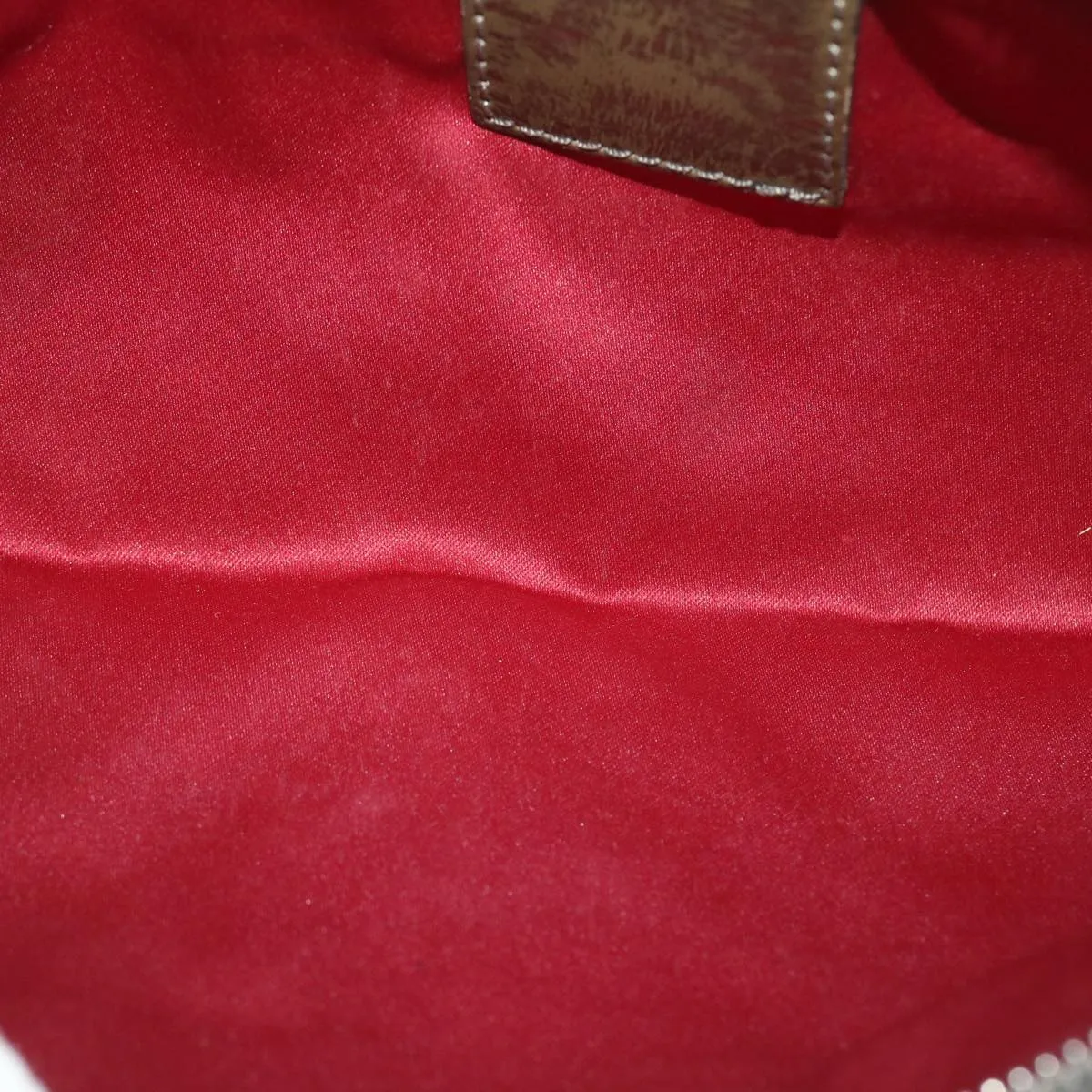 Trendy Inspired Burberry Clutch Bag Satin Red Auth Bs8238