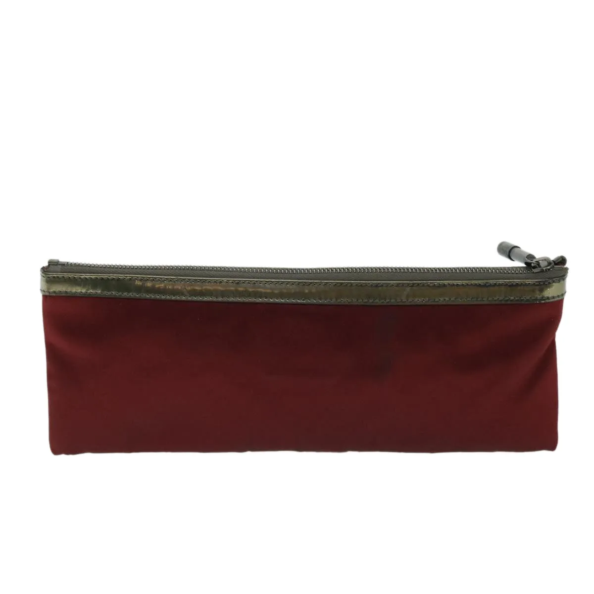 Trendy Inspired Burberry Clutch Bag Satin Red Auth Bs8238