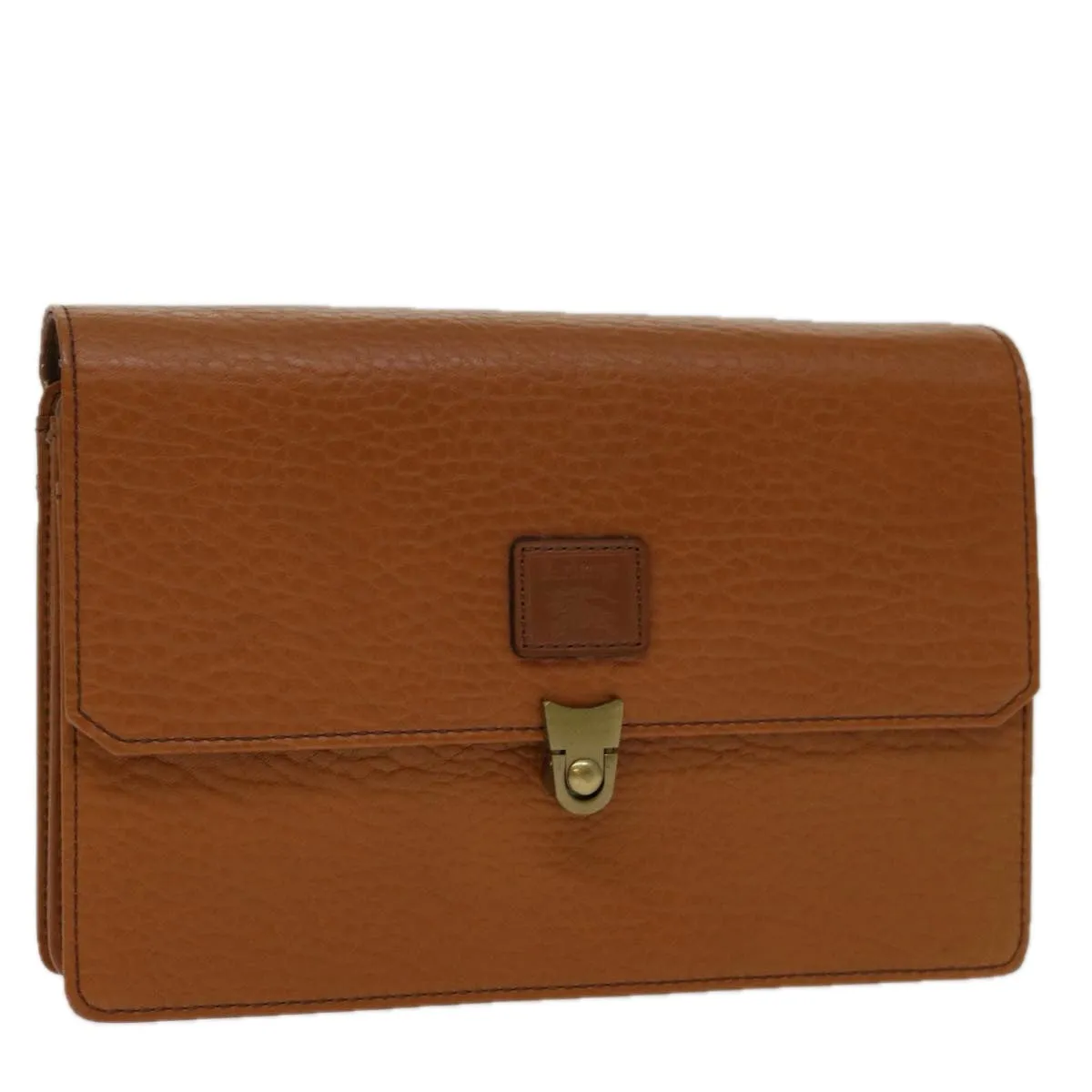 Trendy Inspired Burberryss Clutch Bag Leather Brown Auth Bs12584