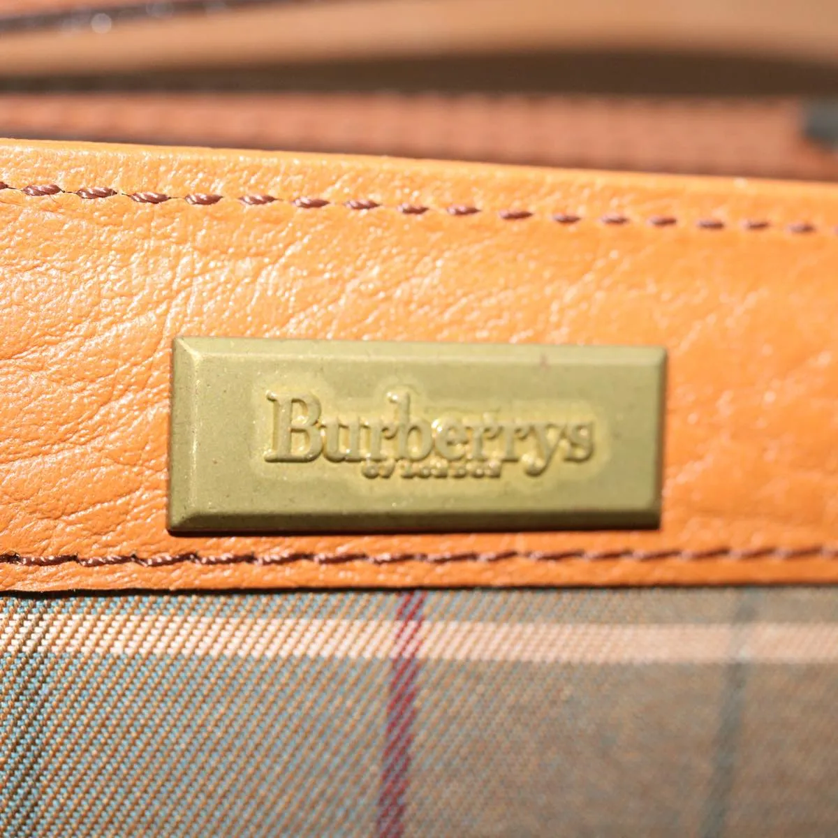 Trendy Inspired Burberryss Clutch Bag Leather Brown Auth Bs12584