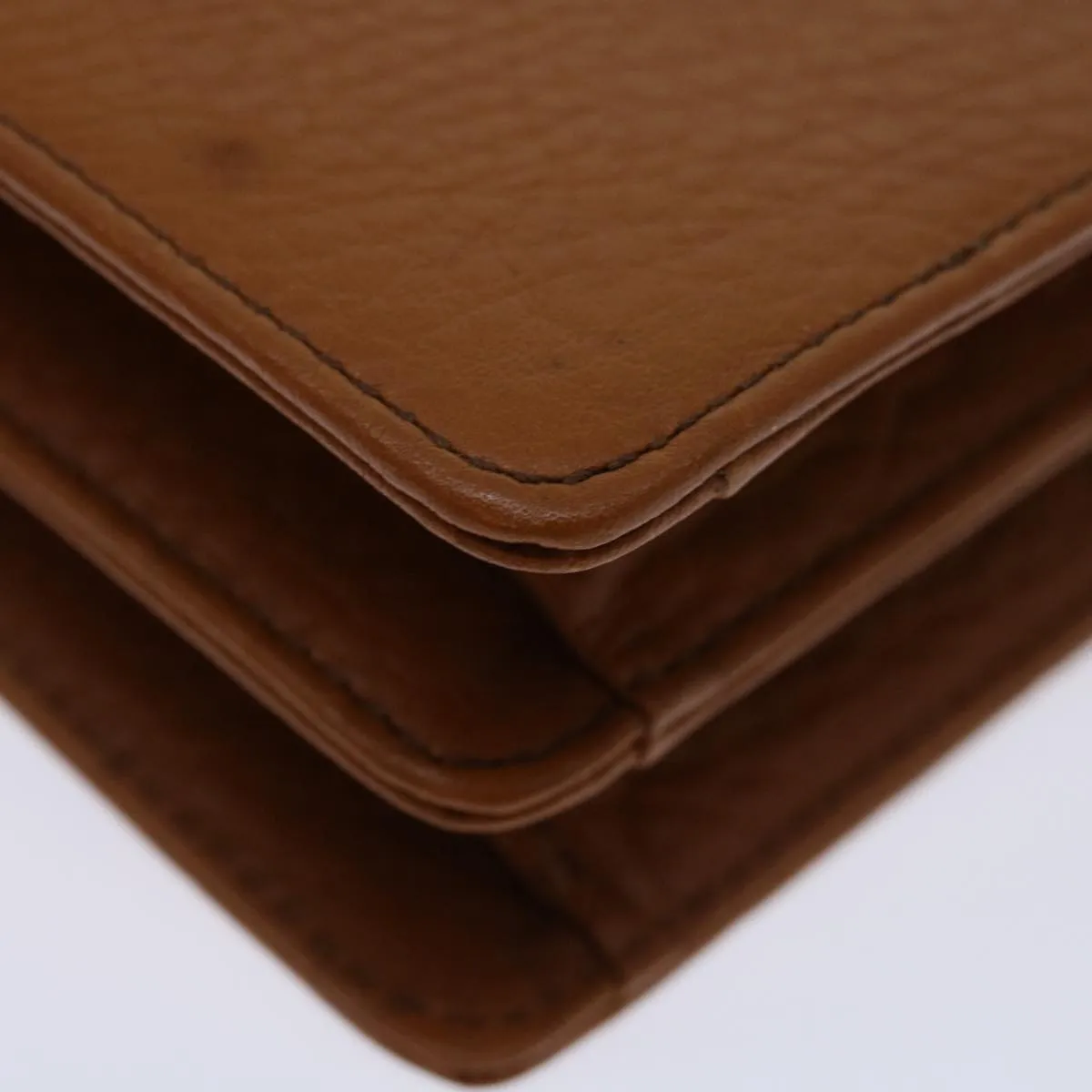 Trendy Inspired Burberryss Clutch Bag Leather Brown Auth Bs12584