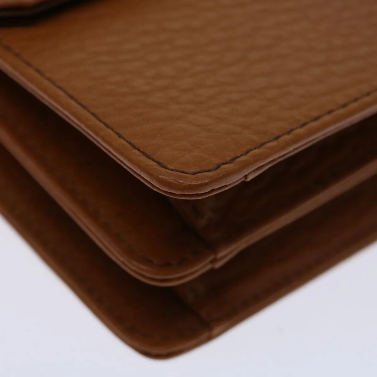 Trendy Inspired Burberryss Clutch Bag Leather Brown Auth Bs12584