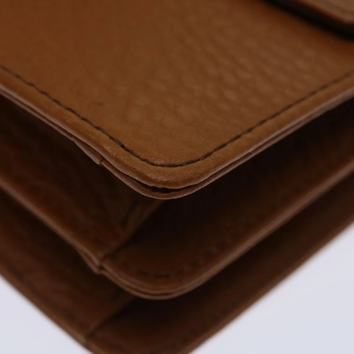 Trendy Inspired Burberryss Clutch Bag Leather Brown Auth Bs12584
