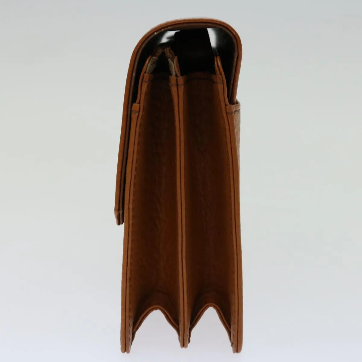 Trendy Inspired Burberryss Clutch Bag Leather Brown Auth Bs12584