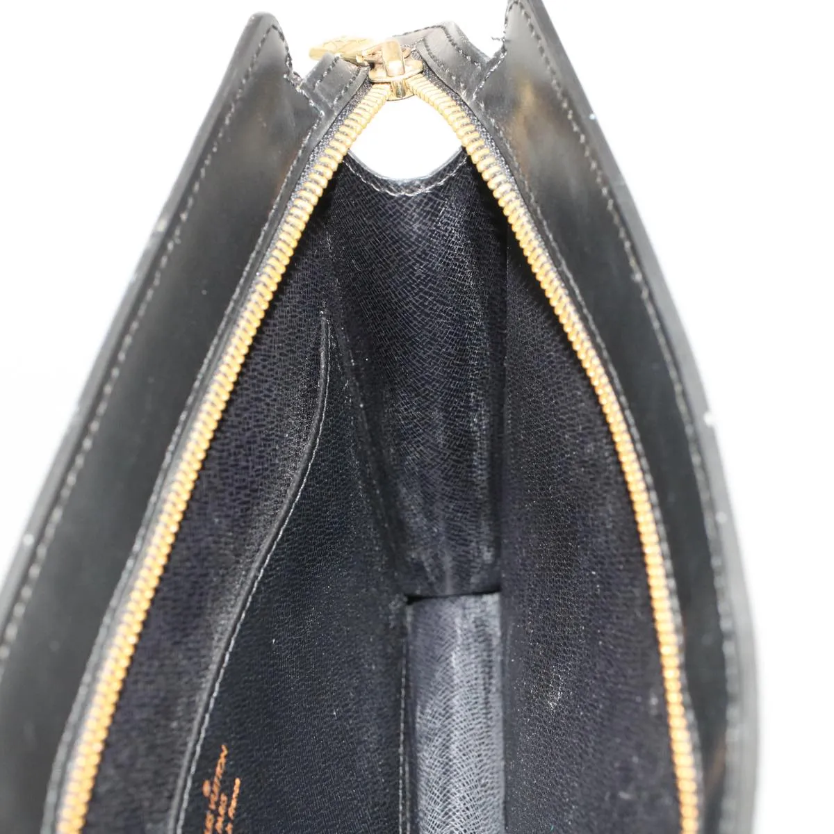 Trendy Inspired Louis Vuitton Epi Pochette Homme Clutch Bag Black M52522 Lv Auth 52970