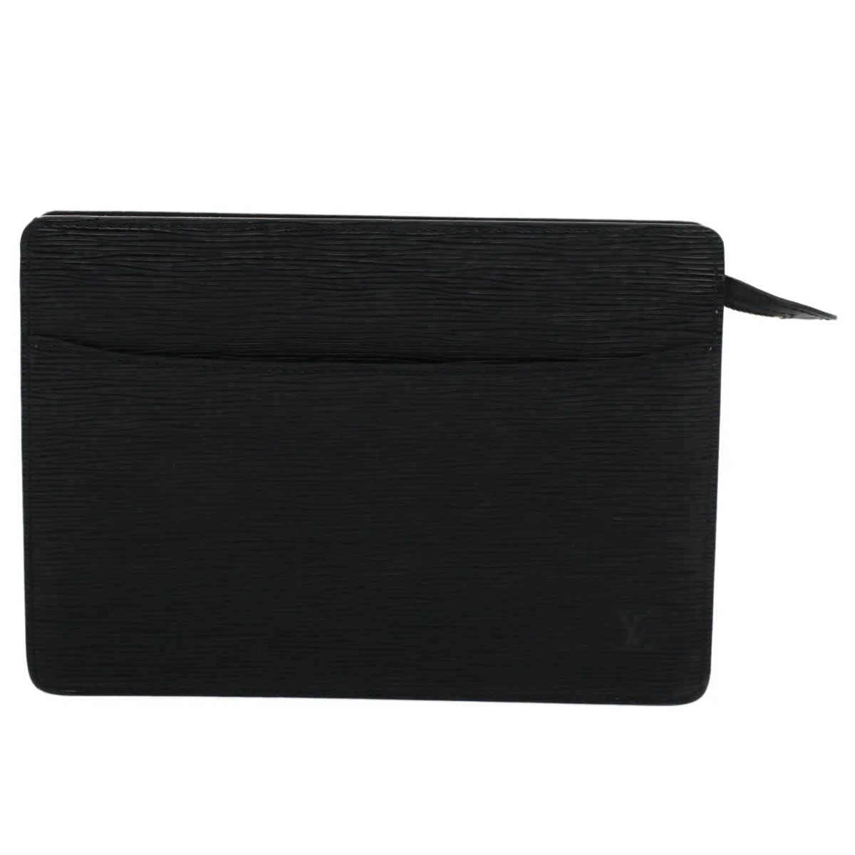 Trendy Inspired Louis Vuitton Epi Pochette Homme Clutch Bag Black M52522 Lv Auth 52970