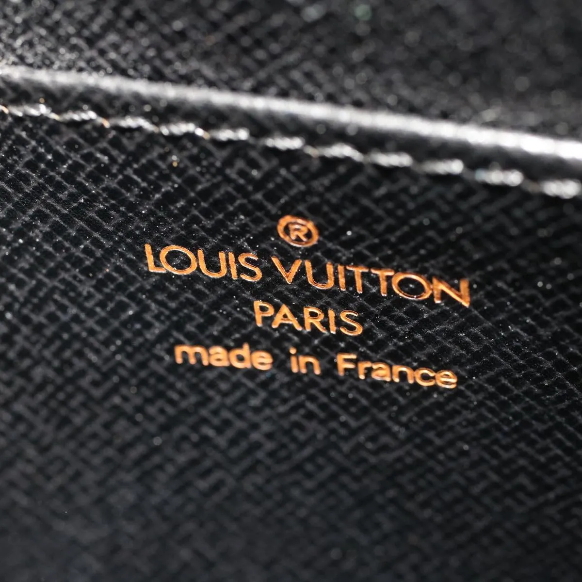 Trendy Inspired Louis Vuitton Epi Pochette Homme Clutch Bag Black M52522 Lv Auth 52970