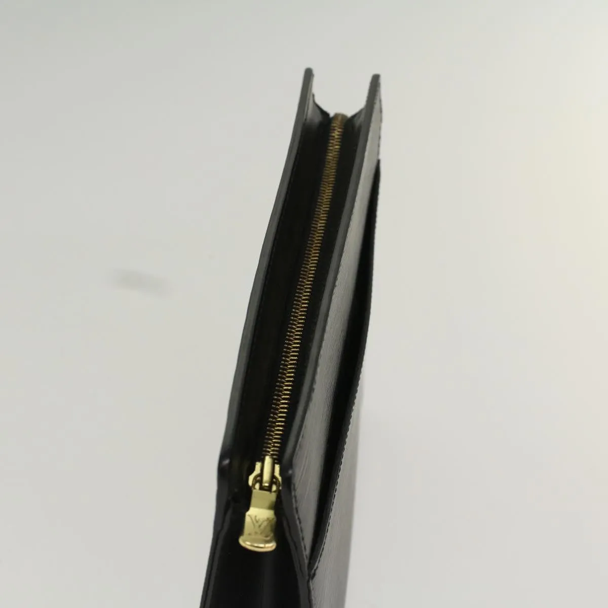 Trendy Inspired Louis Vuitton Epi Pochette Homme Clutch Bag Black M52522 Lv Auth Ki3420